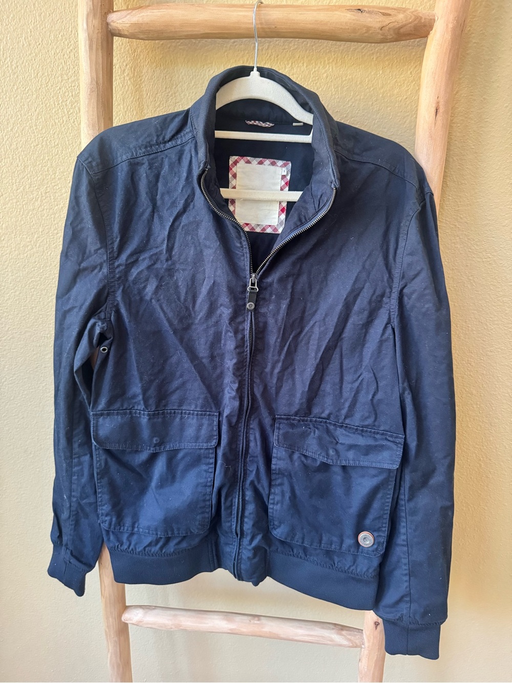 Ben Sherman Navy Zip-Front Kids Jacket